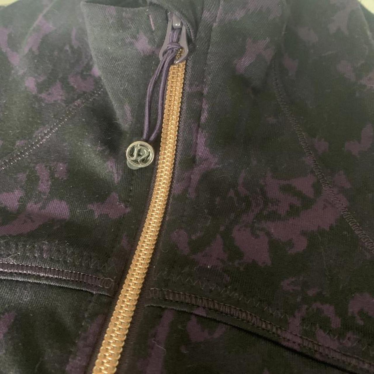 Rare purple and black align lululemon jacket... - Depop
