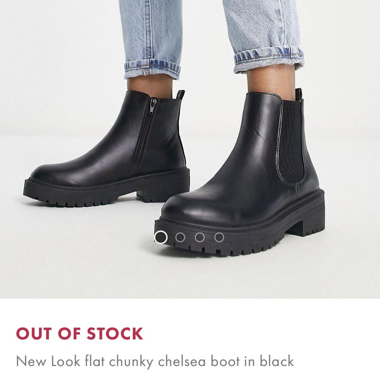 New look flat on sale chunky chelsea boot