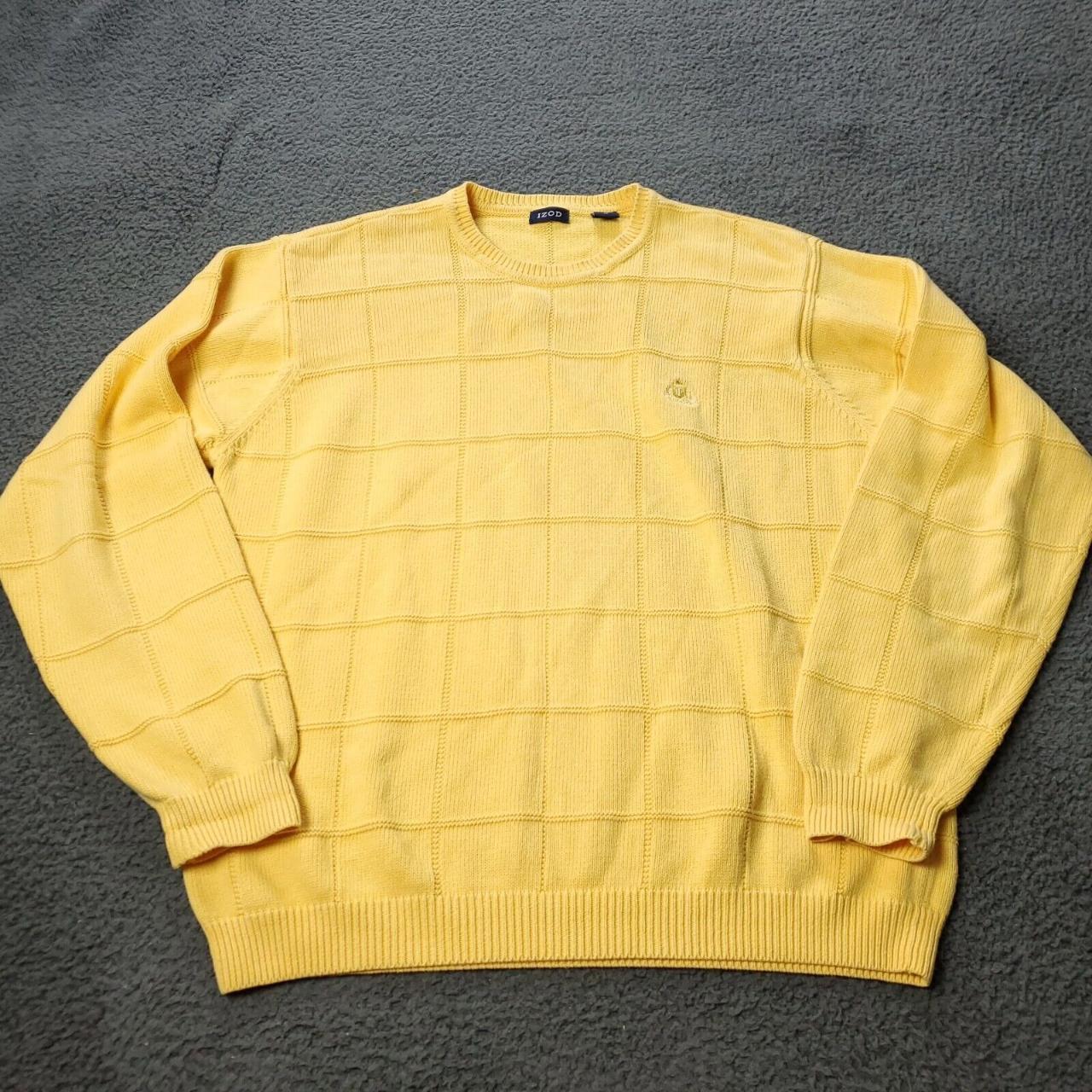 Izod 2025 yellow sweater