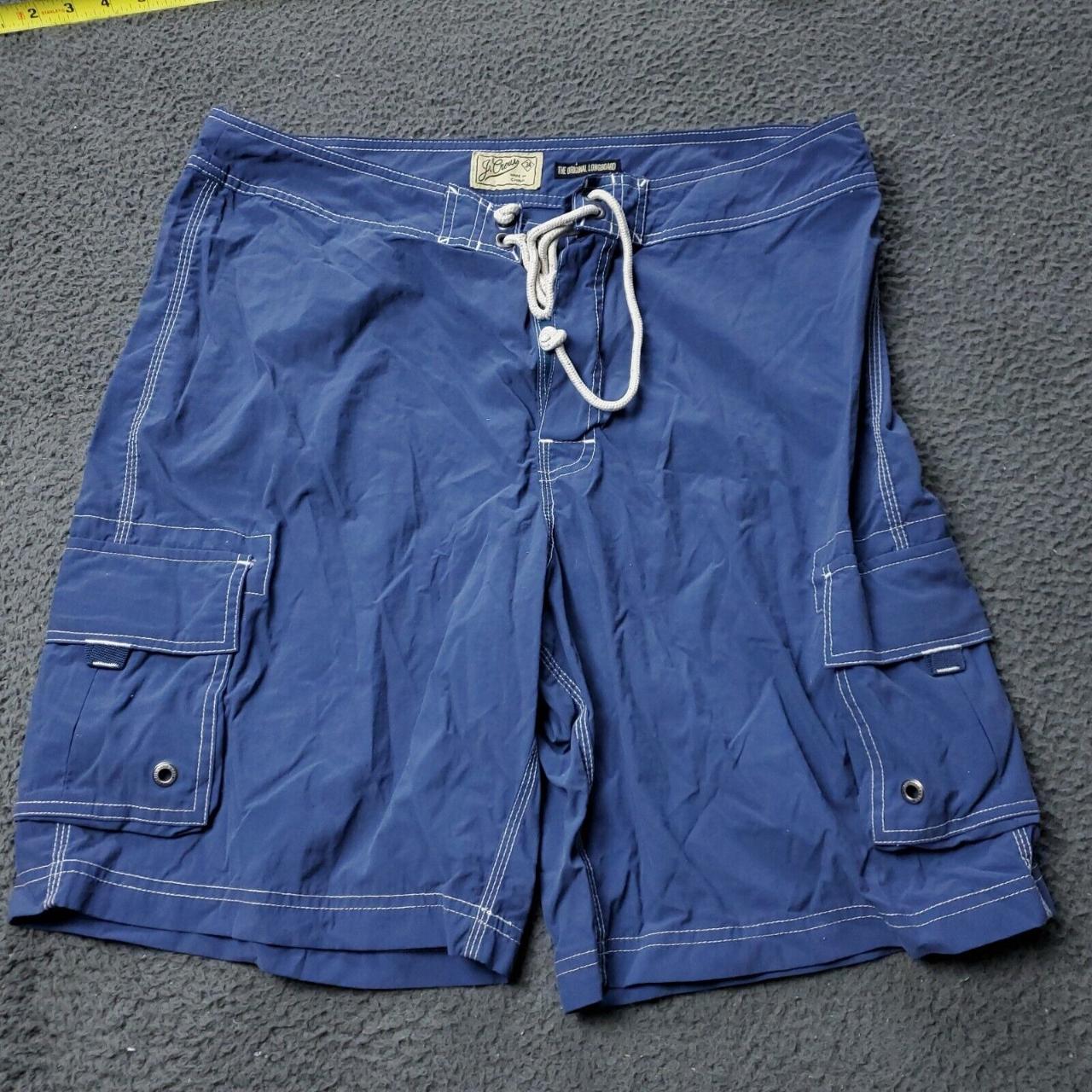 J.Crew Men's Blue Swimbriefsshorts Depop