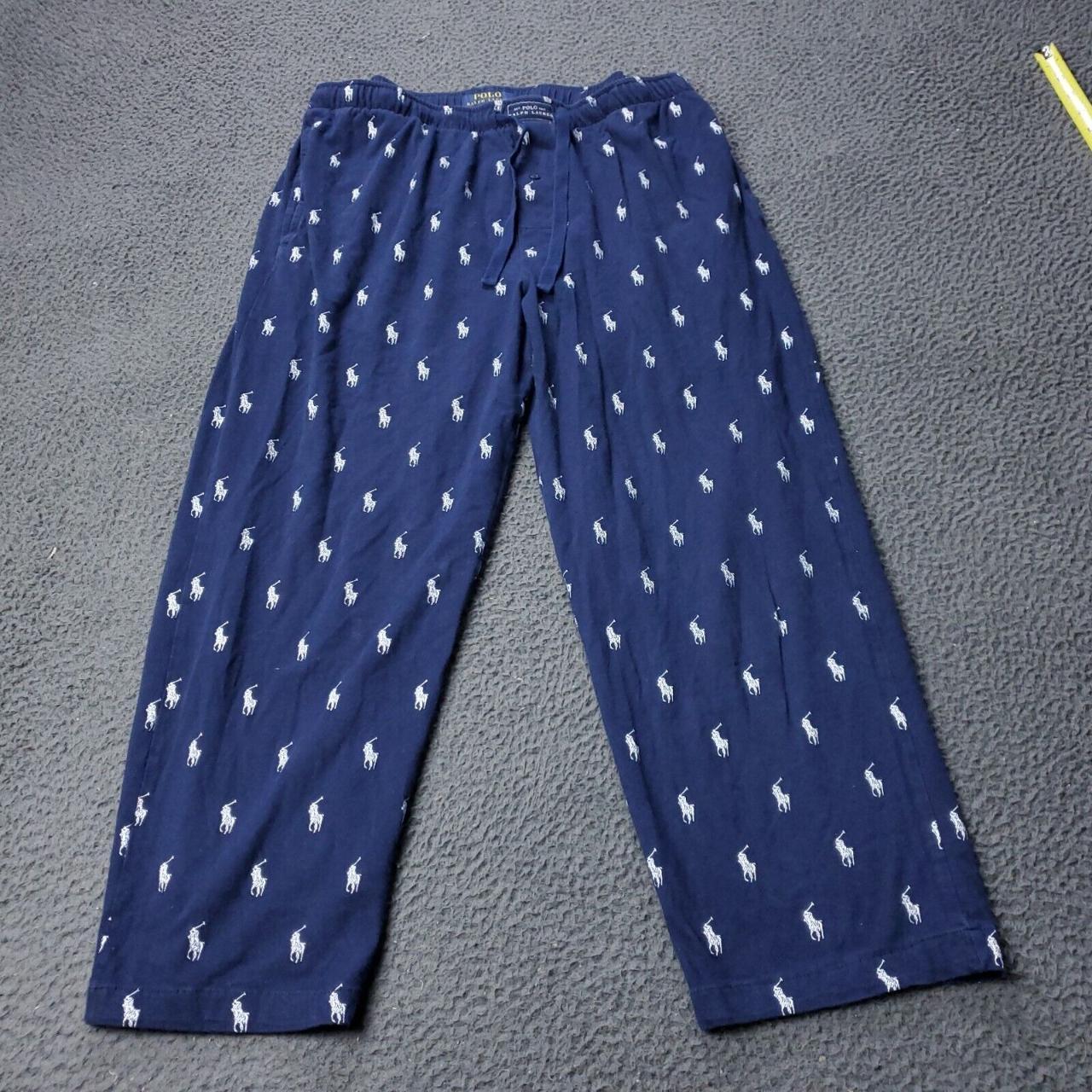 Polo Ralph Lauren Women's Blue Trousers | Depop