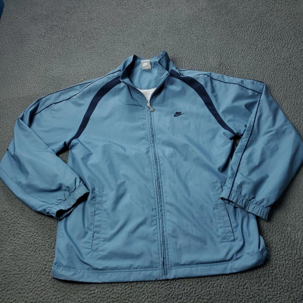 Light blue nike on sale windbreaker