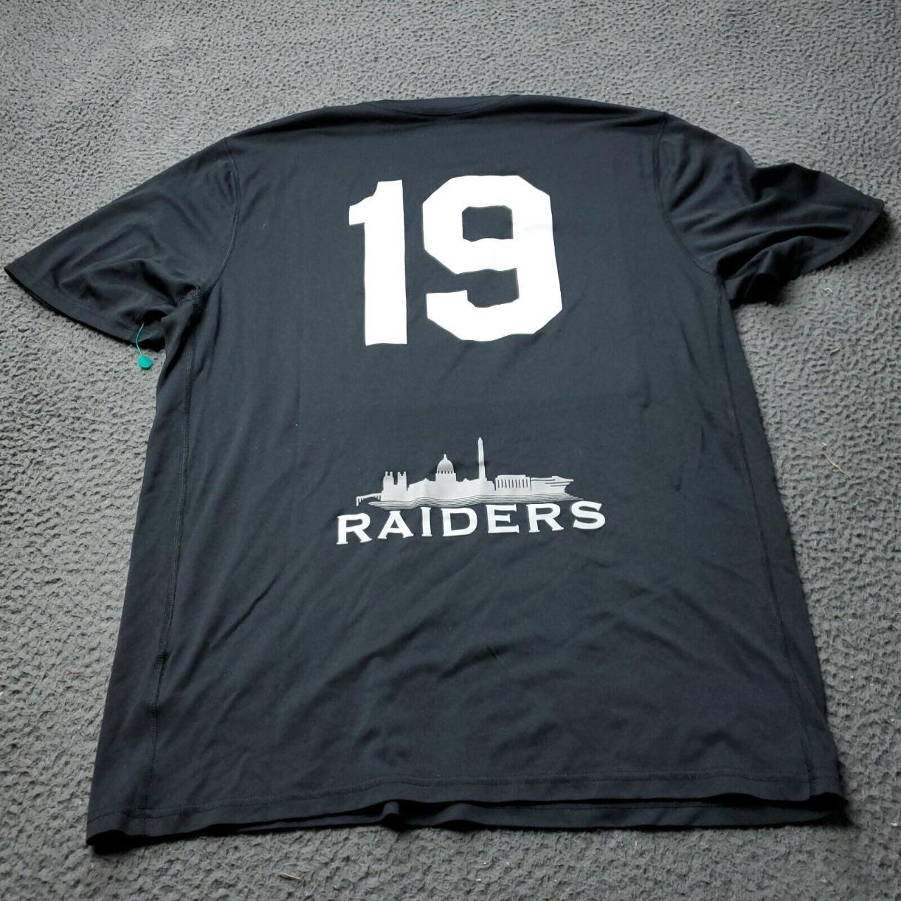 Nike Dri Fit Men's Black Raiders T-shirt Color: - Depop