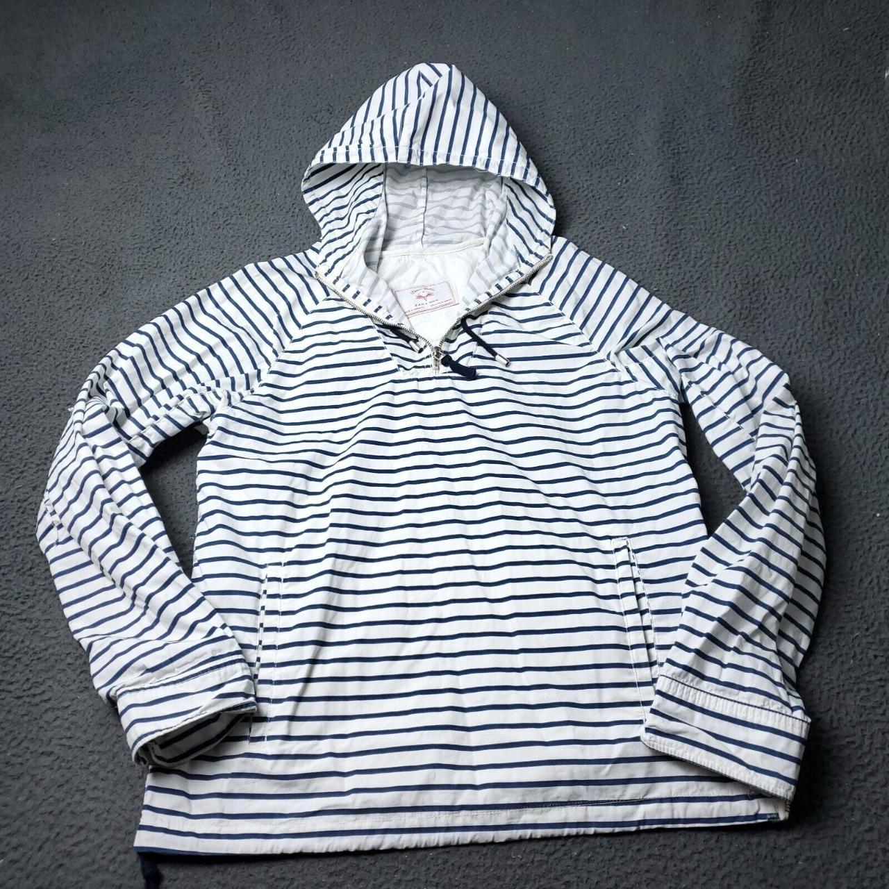 Striped hot sale hooded sweater