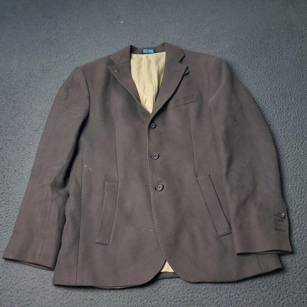 Massimo Dutti Extra Fine Cotton Blazer Mens... - Depop