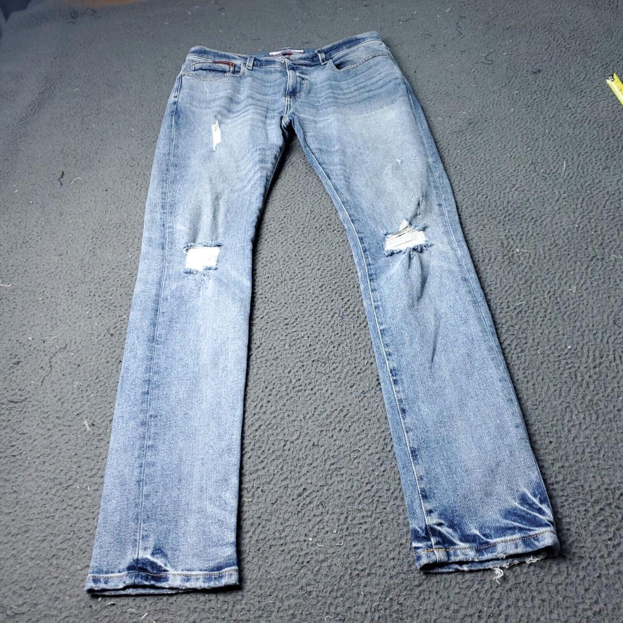 Tommy hilfiger best sale ripped jeans