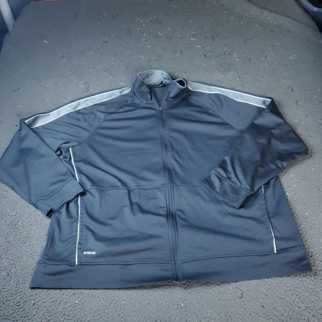 Athletic Works Track Jacket Mens Size 2XL XXL Gray. Depop