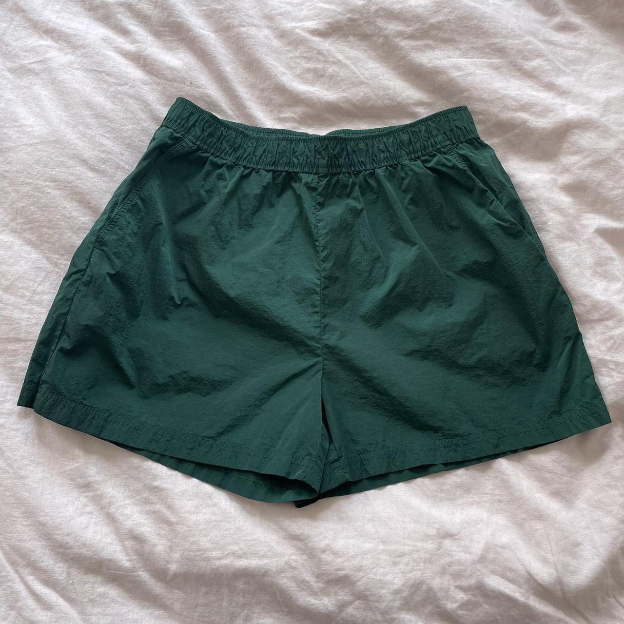 Aritzia Women's Green Shorts | Depop