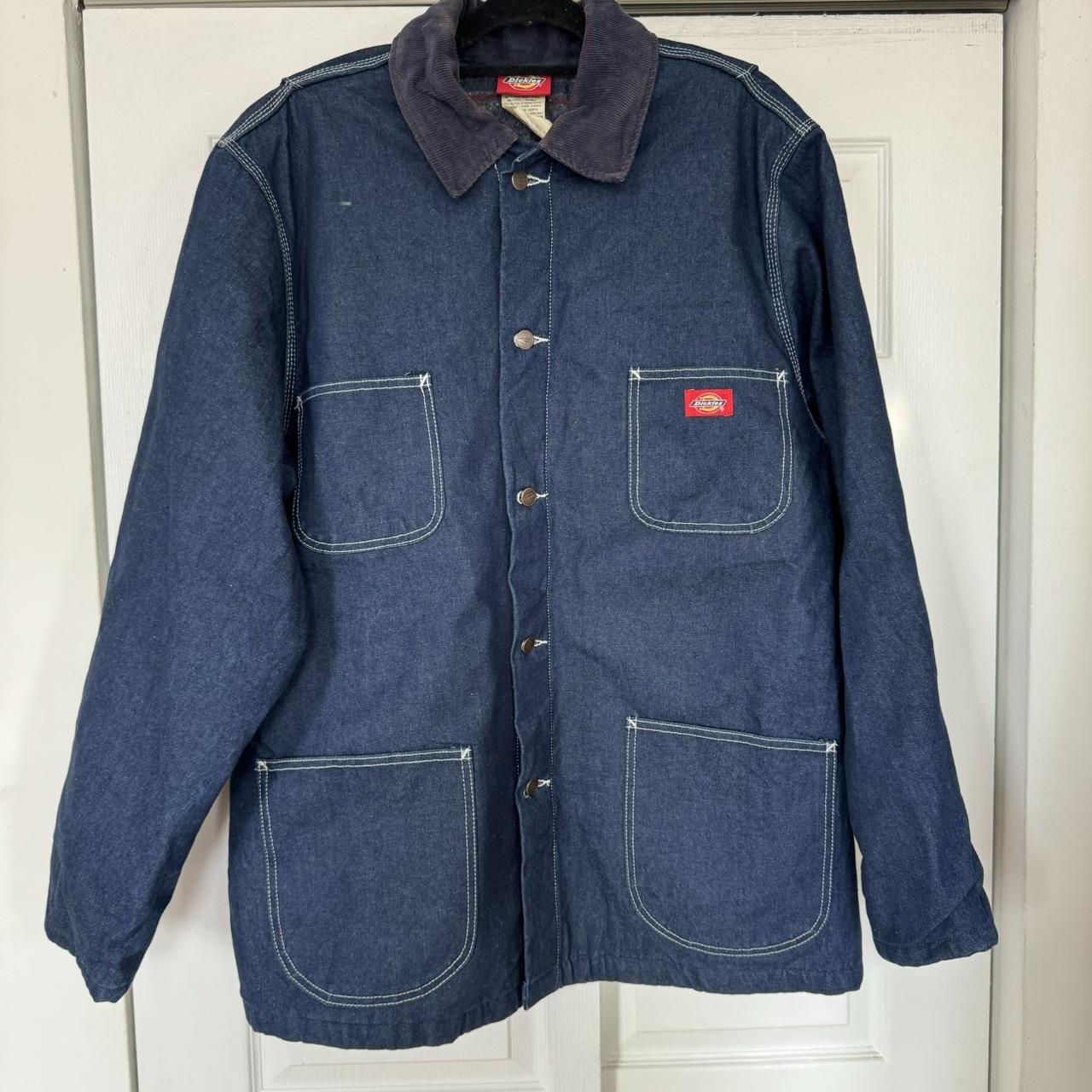 Dickies denim chore clearance coat with blanket lining