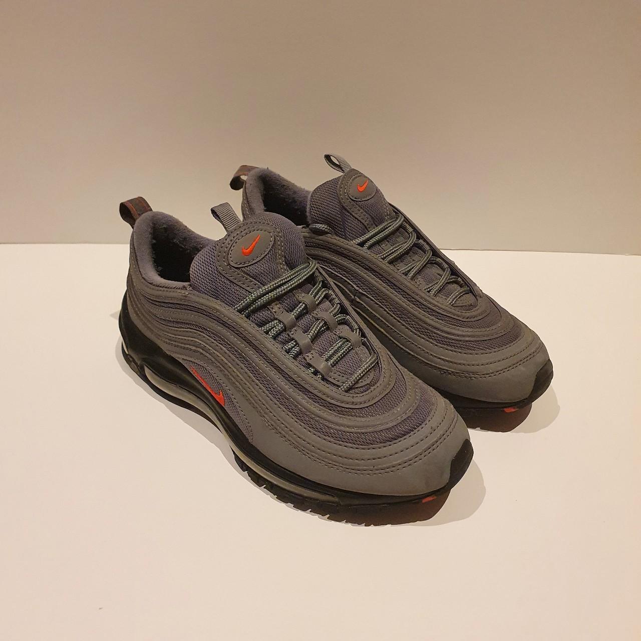 Nike Air Max 97 Grey Orange Used UK 4.5 Tags