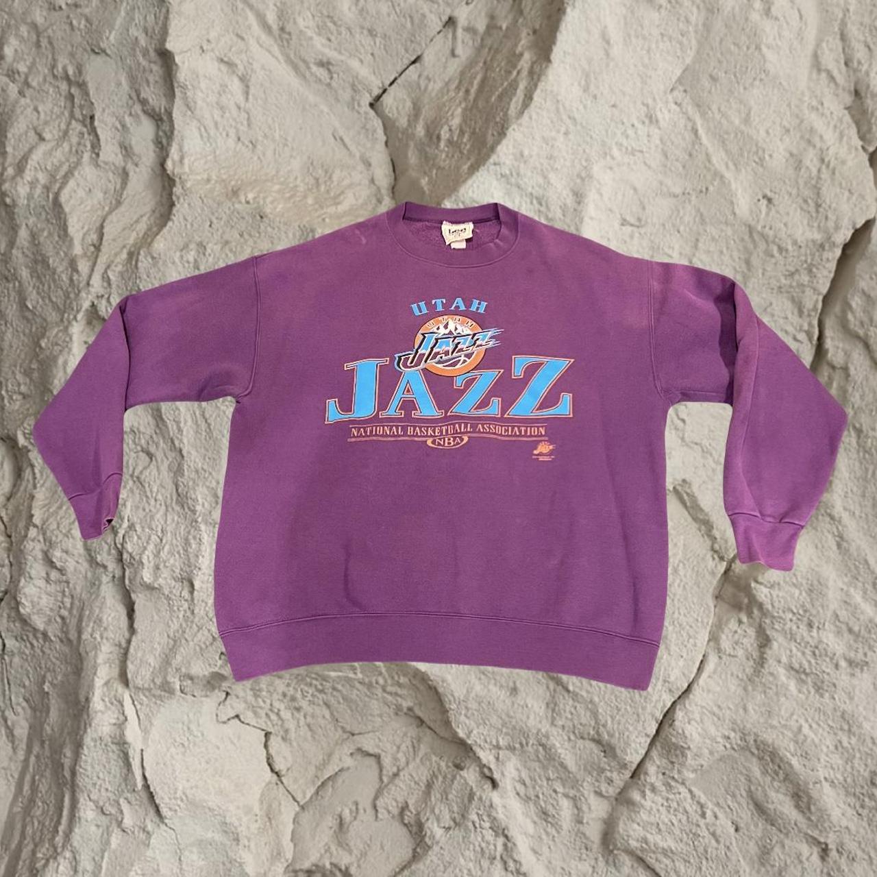 utah jazz sweatshirt vintage