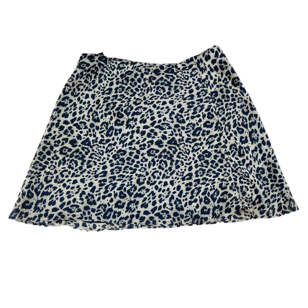 Y2K LEOPARD PRINT EXPRESS SKIRT THE SKIRT IS IN. Depop