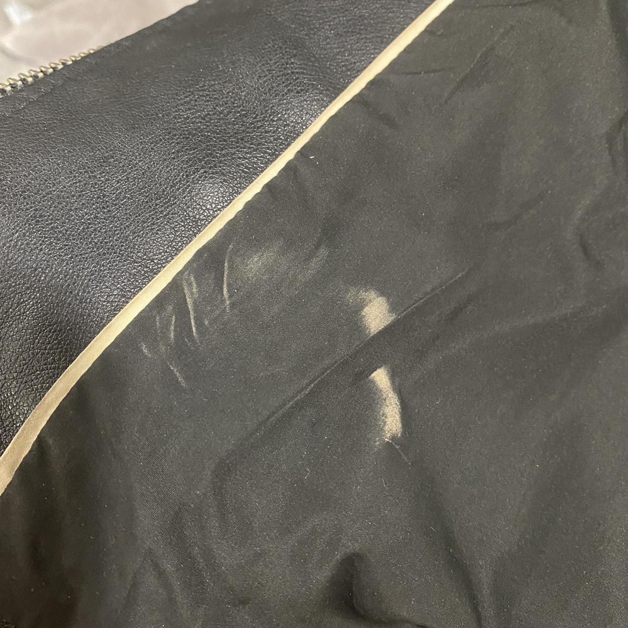 Zara leather jacket, size M. Such a lovely jacket,... Depop