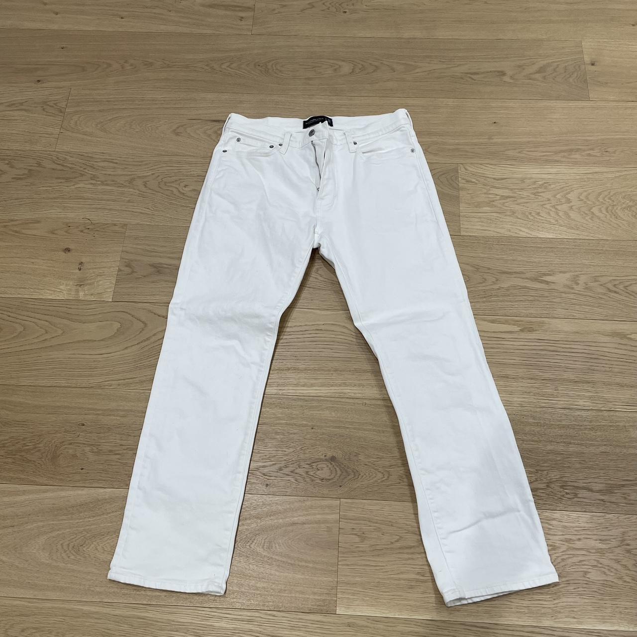 Abercrombie and fitch deals white jeans