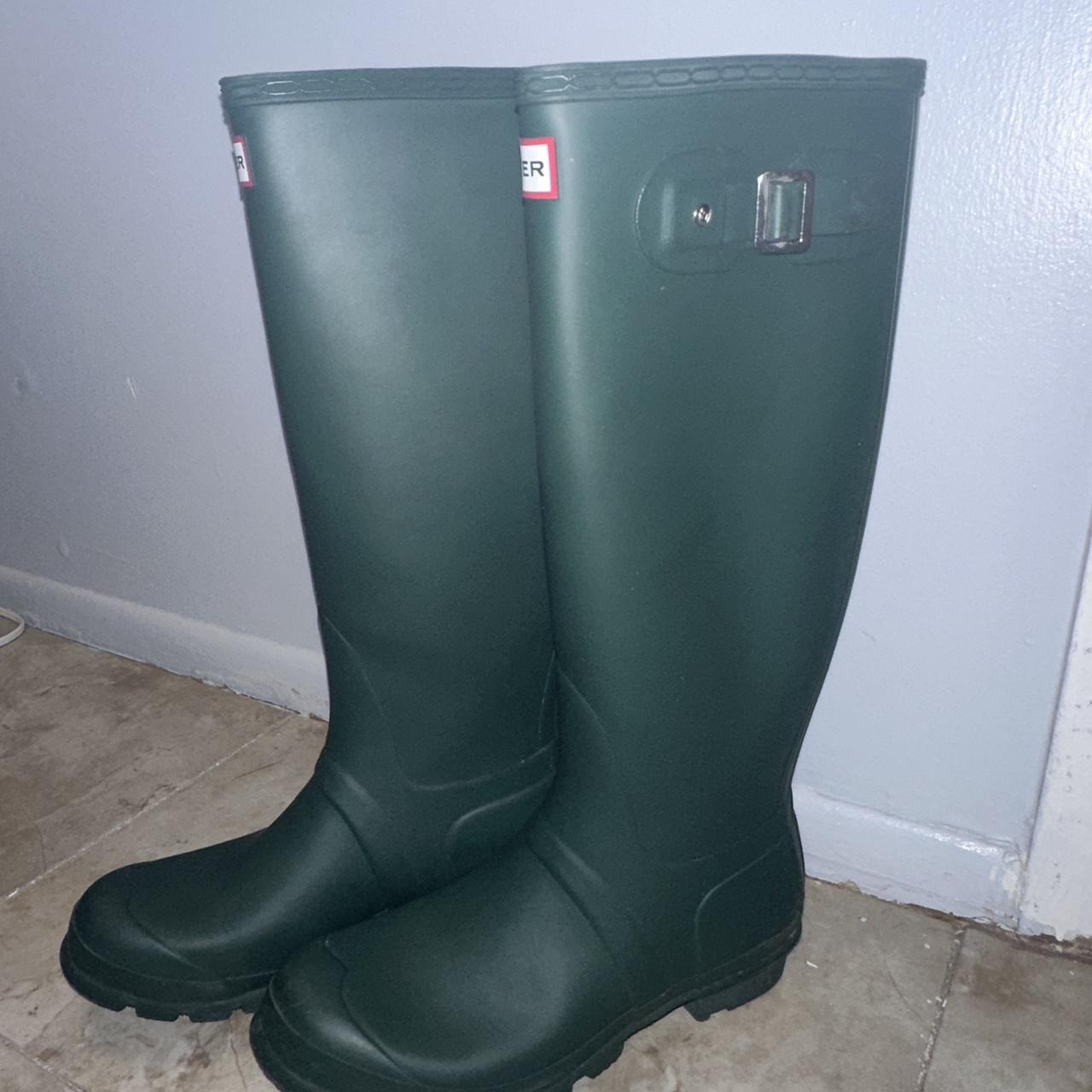 Dark green hunter outlet boots