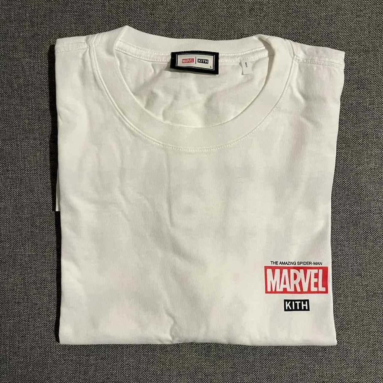 Kith x Marvel Spider-Man Timeline Tee, brand new | Depop