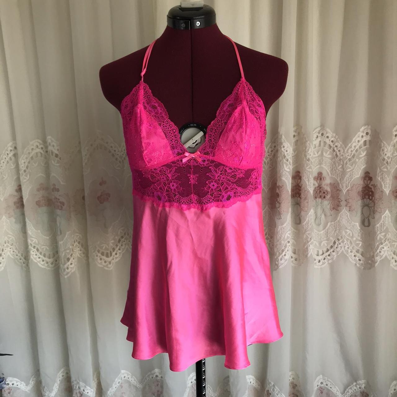 Victoria Secret Red Lace Halter Gorgeous lace top - Depop