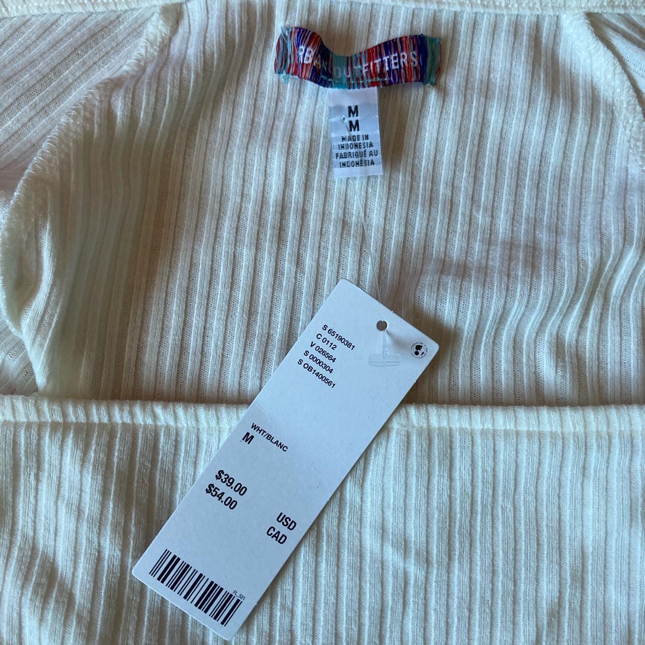 Urban Outfitters White Long Sleeve in size... - Depop