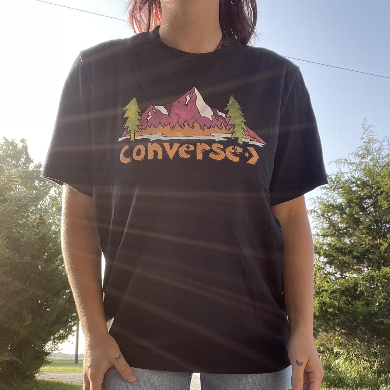 Converse t best sale shirt design