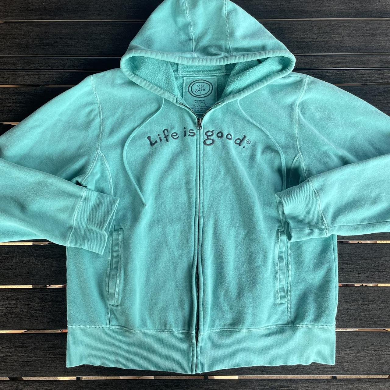 Life is good hoodie sale women's