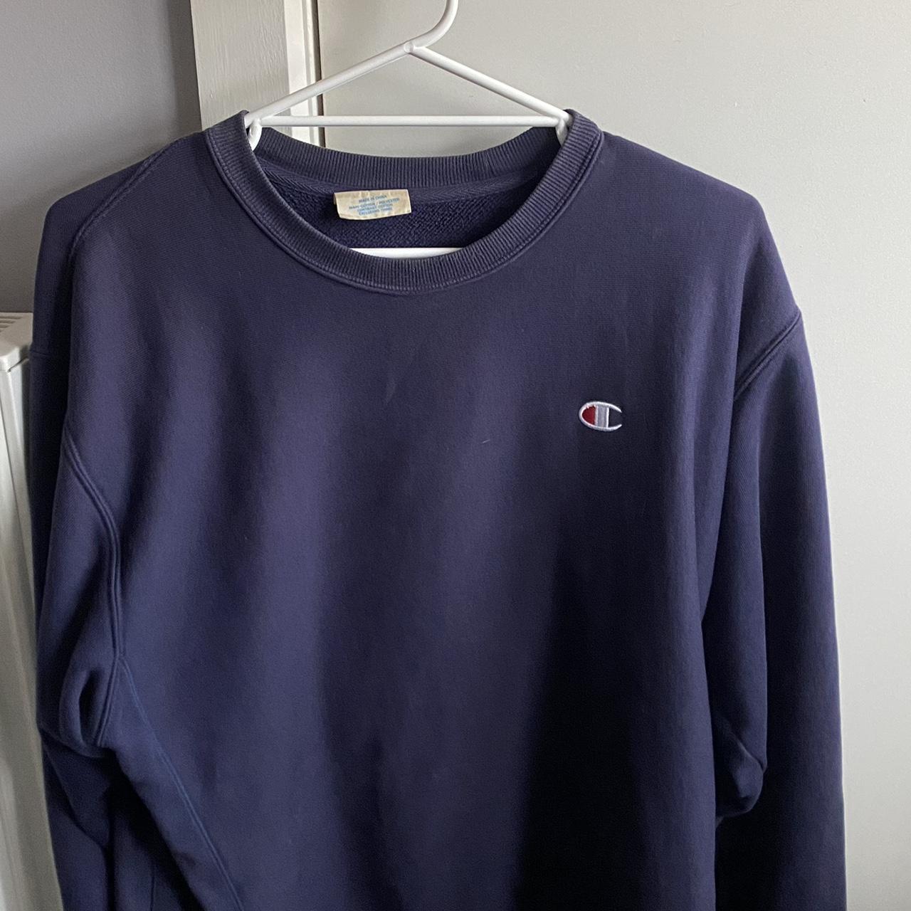 size L champion jumper in perfect condition just... - Depop