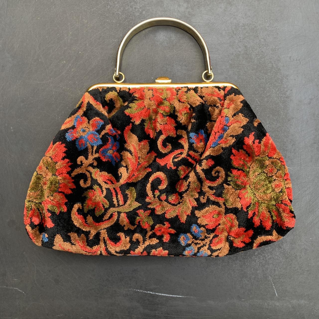 Vintage Tapestry Handbag Purses Auction