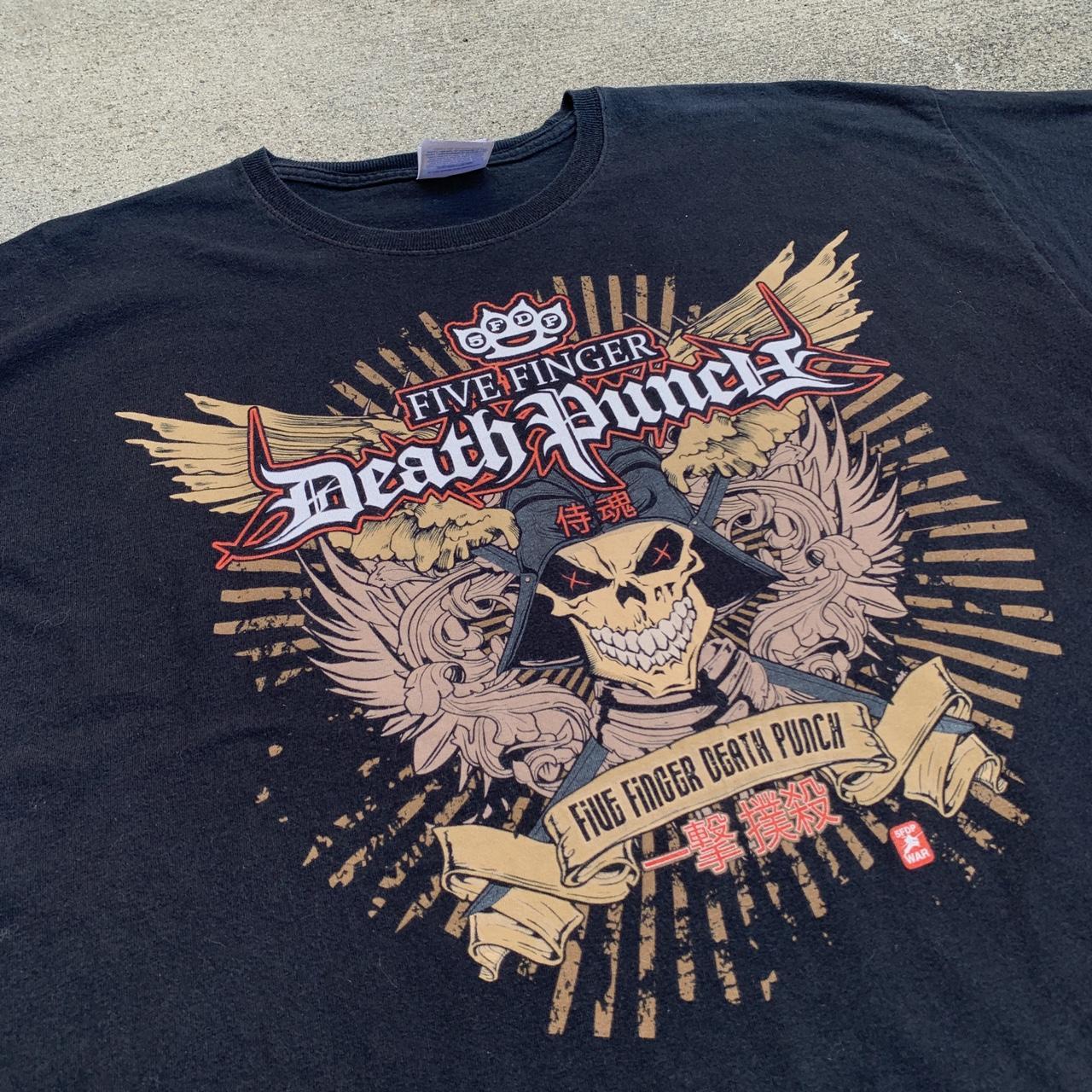 Five Finger Death Punch Band T-shirt - Vintage from... - Depop
