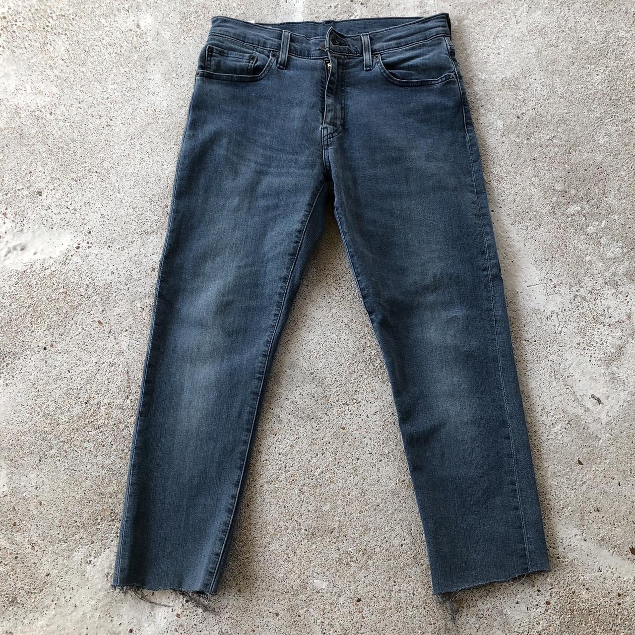 Levis 502 With raw hem Slim fit 30x32 Depop