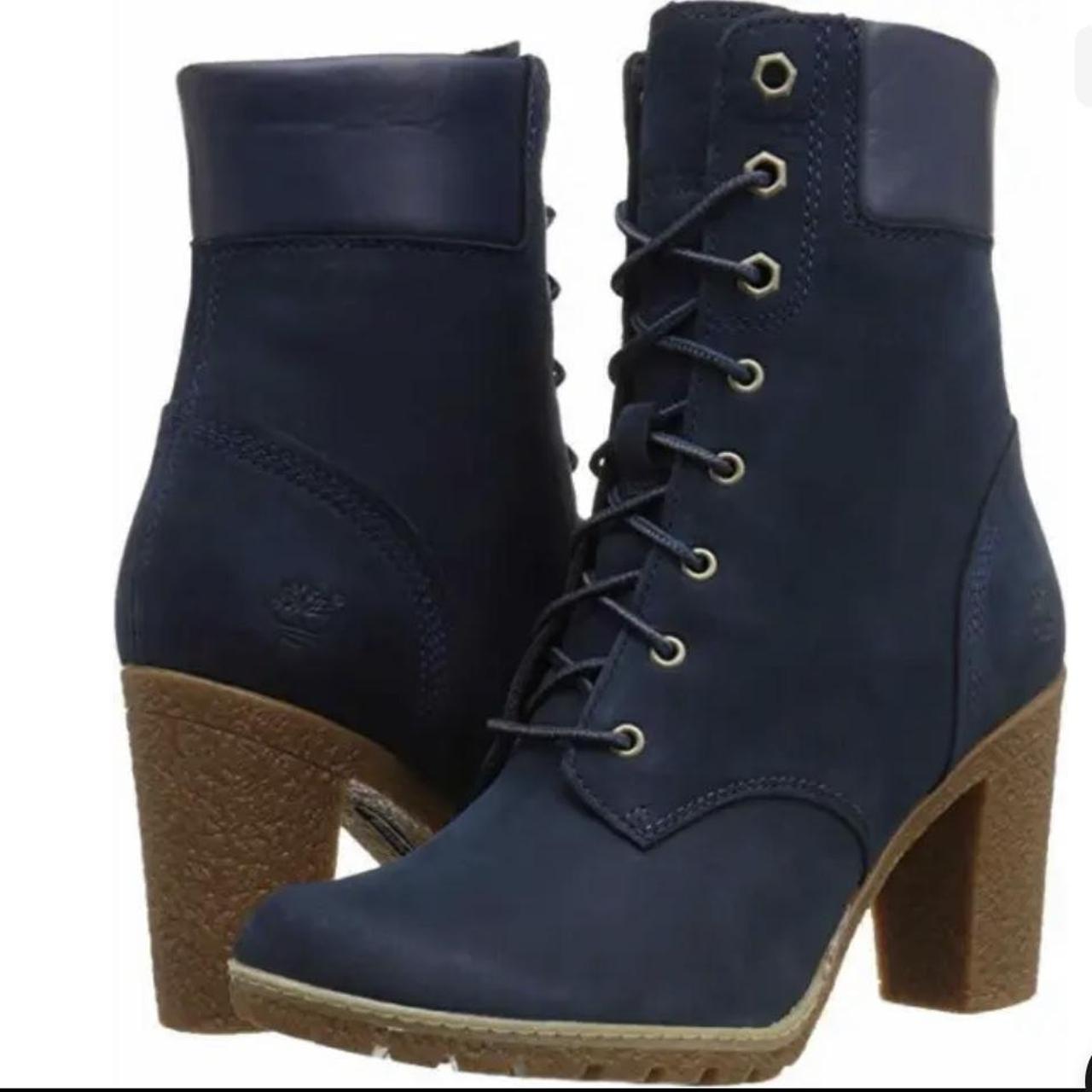 navy blue timberland boots womens