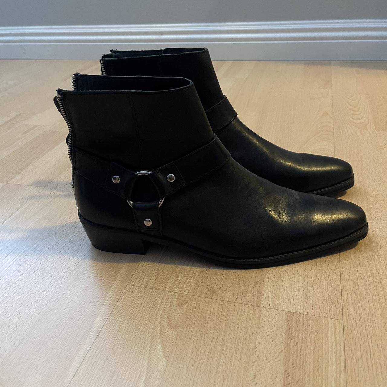 asos mens leather boots