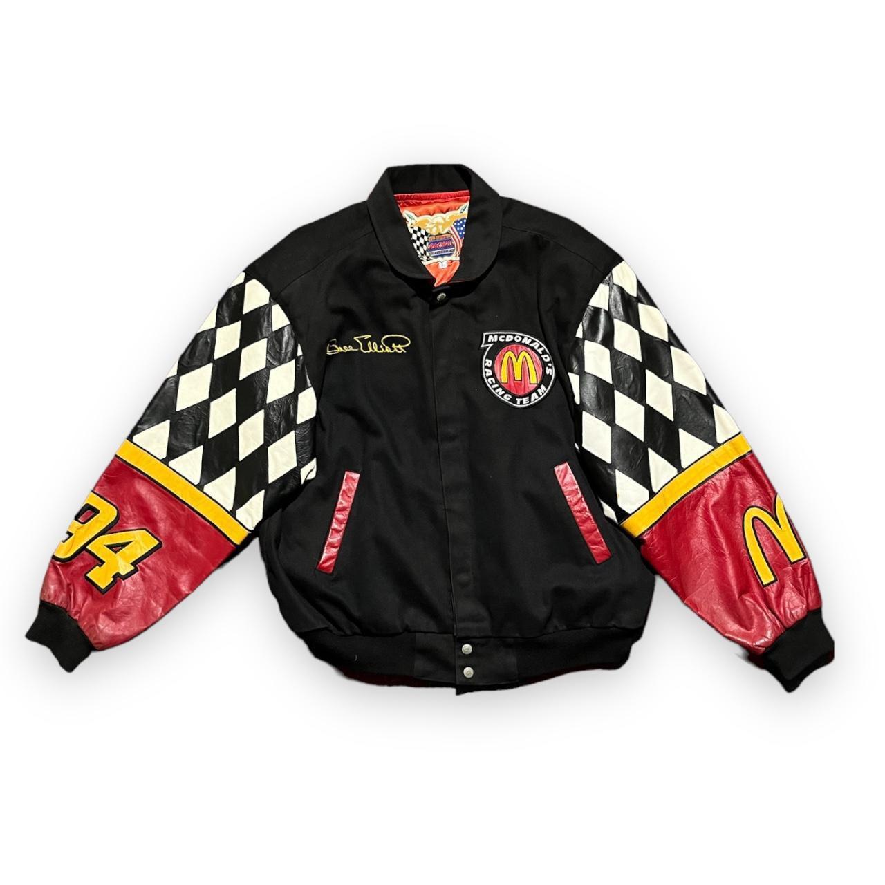 Vintage McDonald’s Nascar Racing Jacket 90s Jeff... - Depop