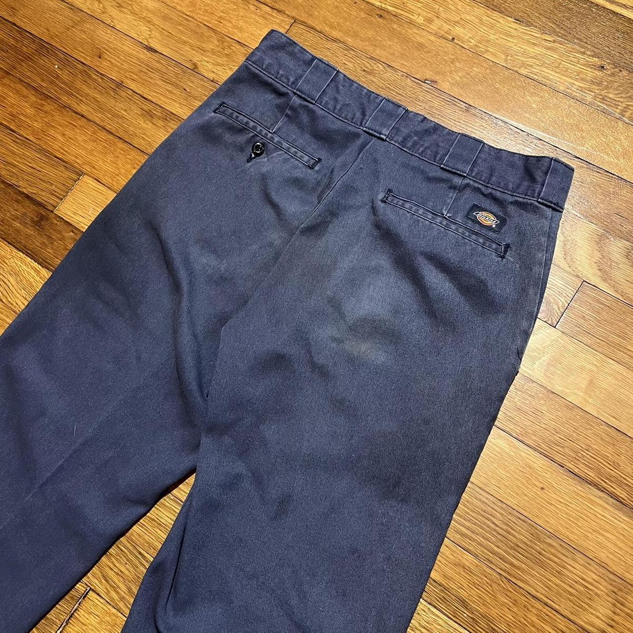 Vintage Dickies Pants 31x34 90s Navy Blue Dickies... - Depop