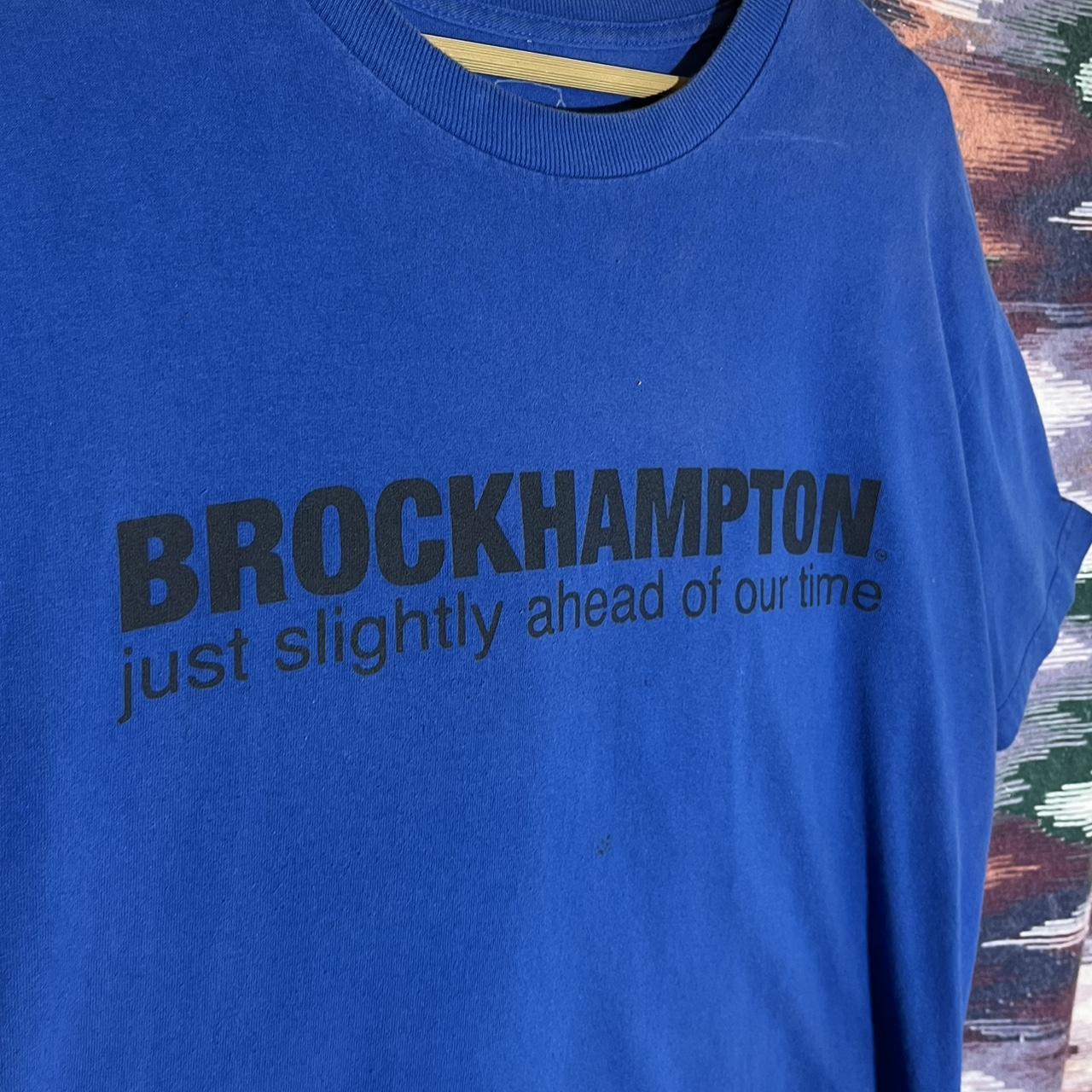 Brockhampton Men's Blue and Black T-shirt (3)