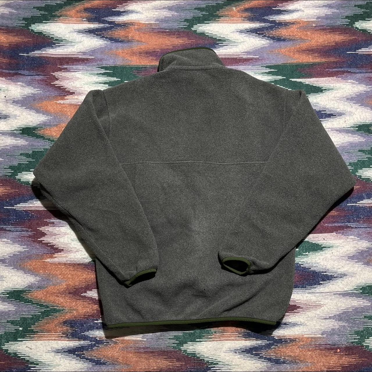 Patagonia Men's Grey and Green Jacket Depop