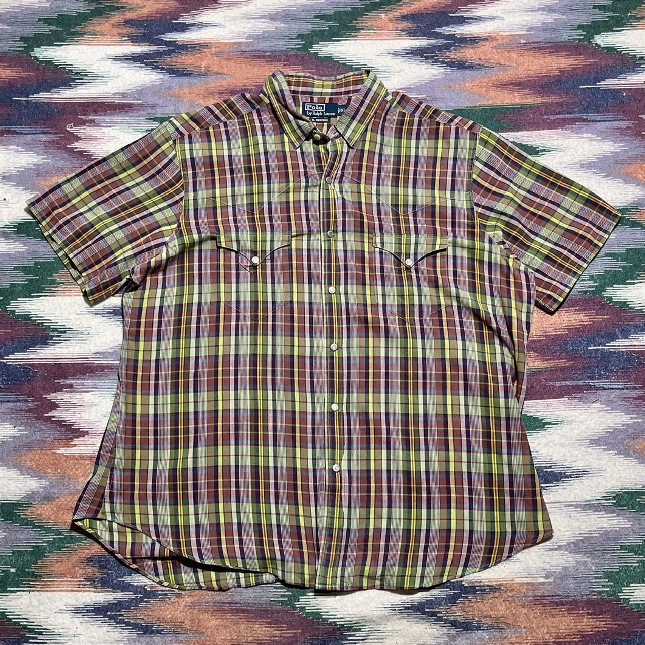 Vintage Polo Ralph Lauren Western Shirt XL, 90s...