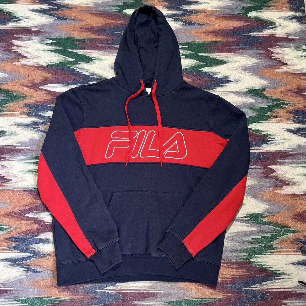 Fila shop striped hoodie