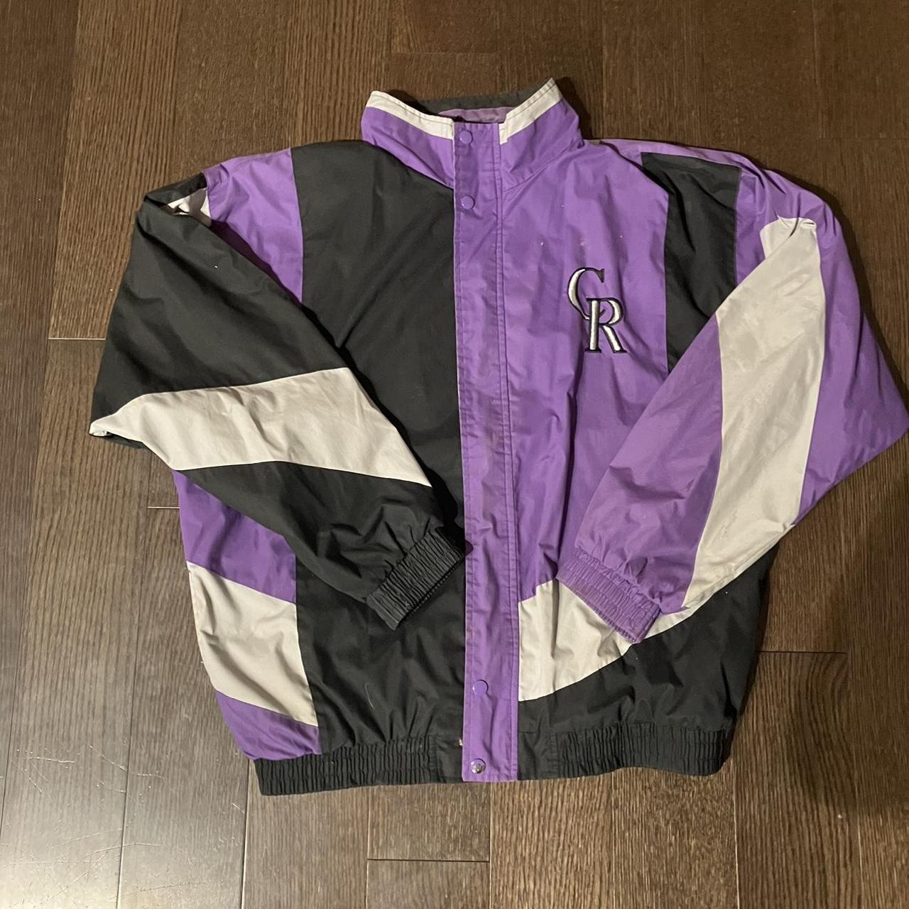 Colorado Rockies Majestic cool base windbreaker - Depop