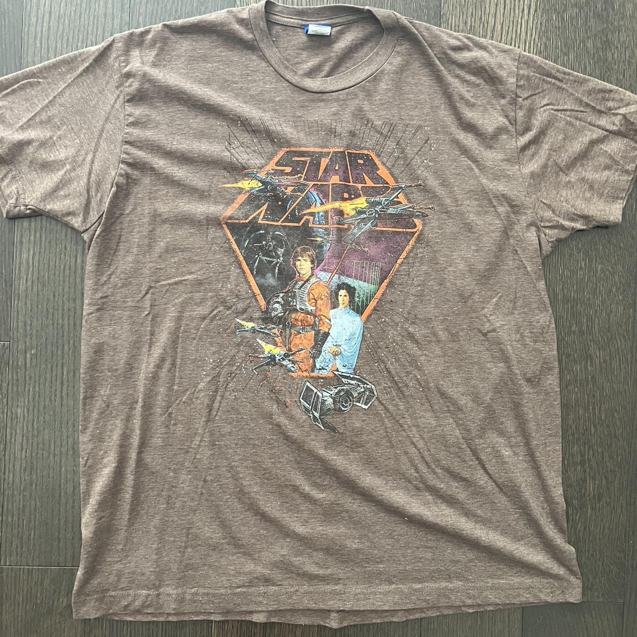 Epic Y2K Star Wars tee! This T-Shirt has a beautiful... - Depop