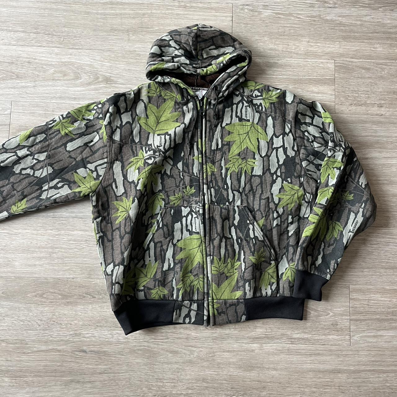 AKIMBO x REALTREE ZIP-UP HOODIE (CAMO) XL. NEVER | Depop