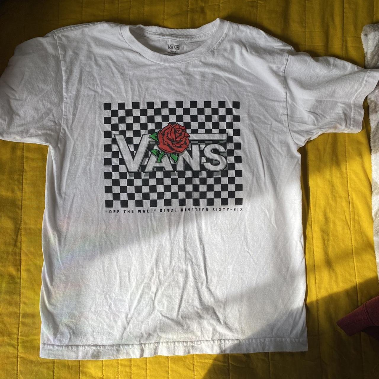 Vans checkered cheap rose shirt