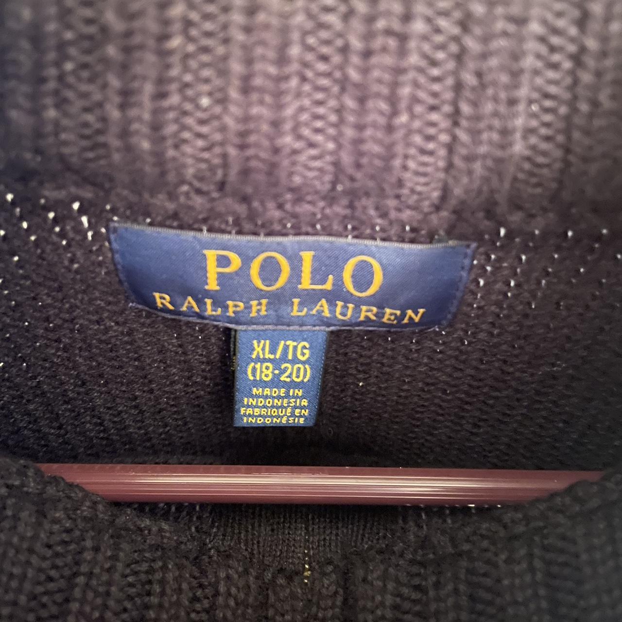 Polo Ralph Lauren Men's Black Jumper | Depop