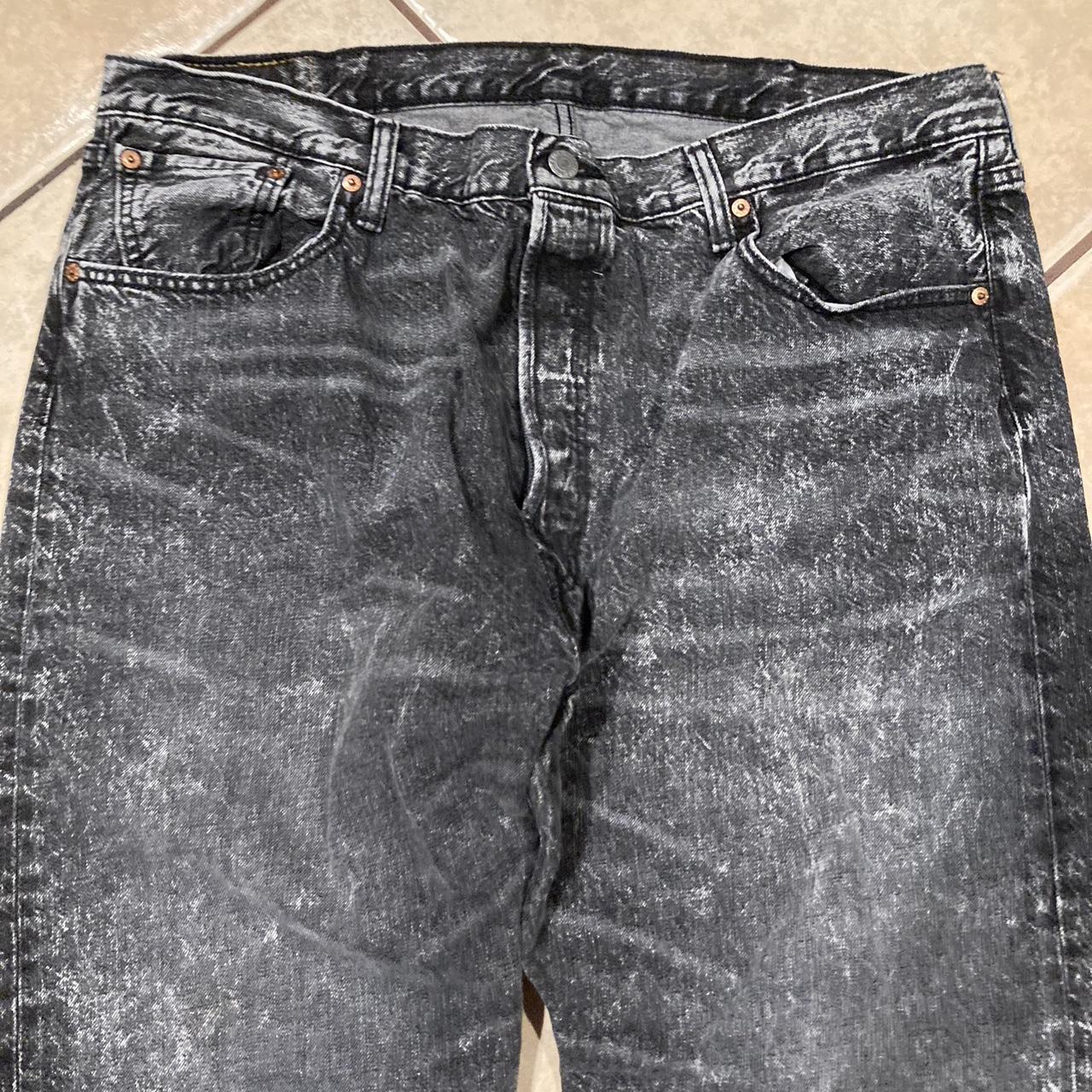 Levi’s 501 acid wash jeans 40x32 In excellent... - Depop