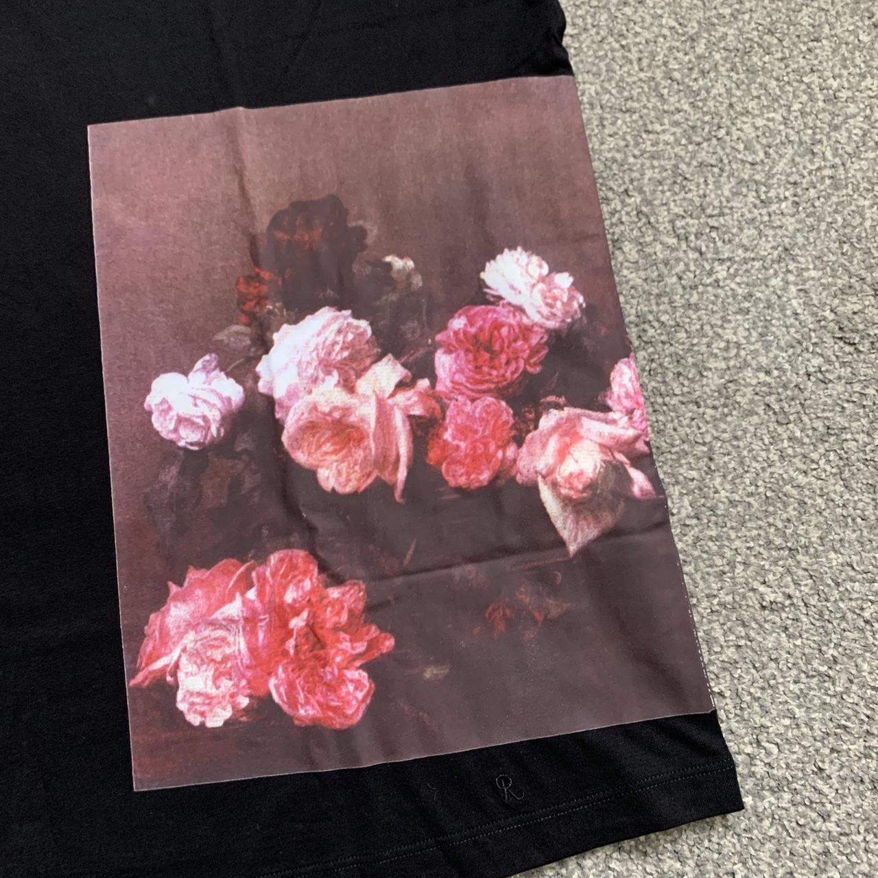RAF SIMONS 18SS Joy Division Flowers Tee 18SS RAF SIMONS JOY