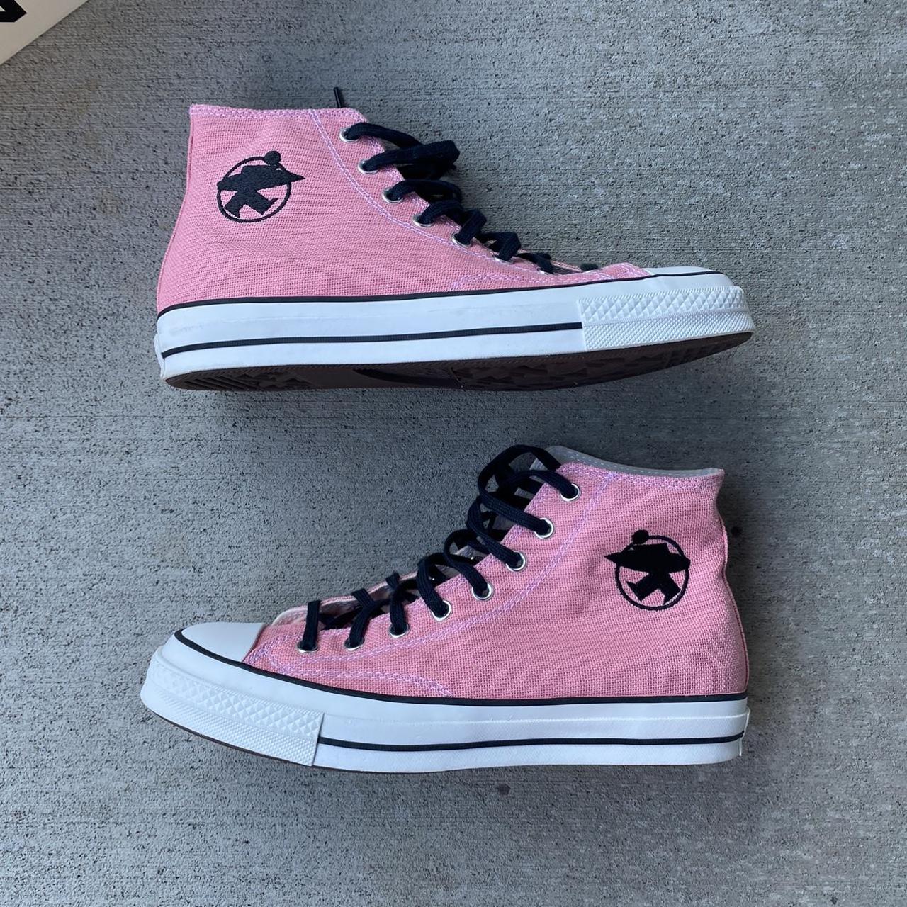 Converse X Stussy Chuck 70 Hemp in pink. Worn once... - Depop