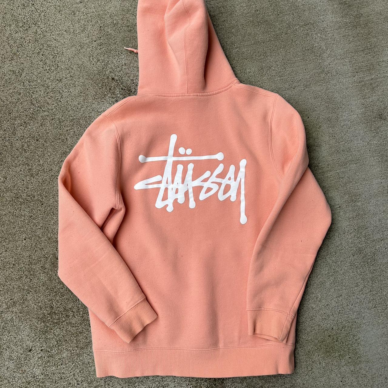 Stüssy stussy hoodie pink orange Stüssy stussy hoodie pink orange
