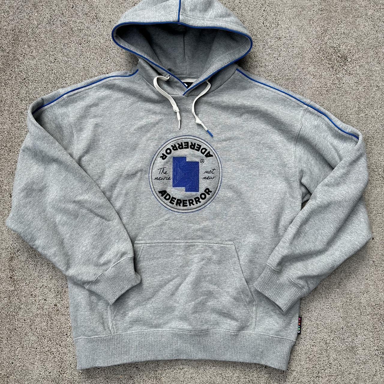 Ader Error Men's Sweatshirt - Grey/Blue - S – Ade… - image 1