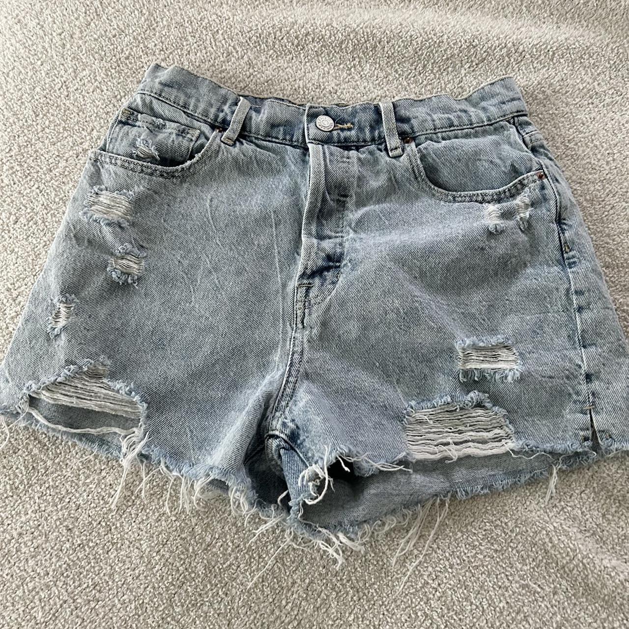 Pacsun High Rise Icon Shorts Size: 29 In great... - Depop