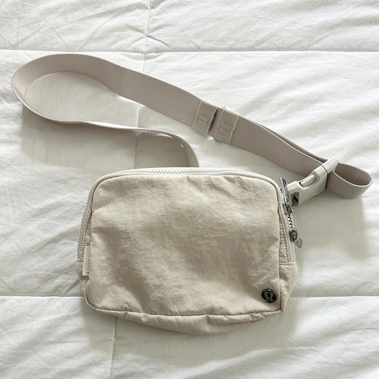 Lululemon Large Everywhere Belt Bag in White... - Depop