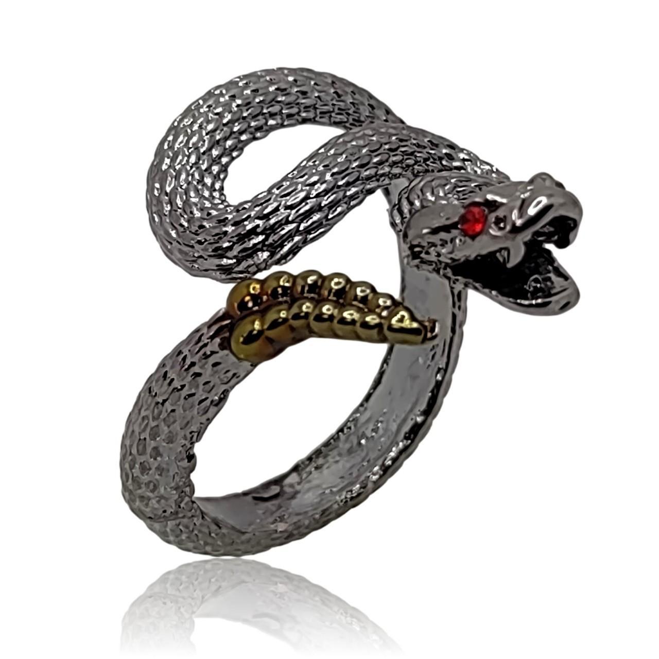 Dragon Claw Ring Retro Punk Exaggerated Snake Ring Ouroboros Ring