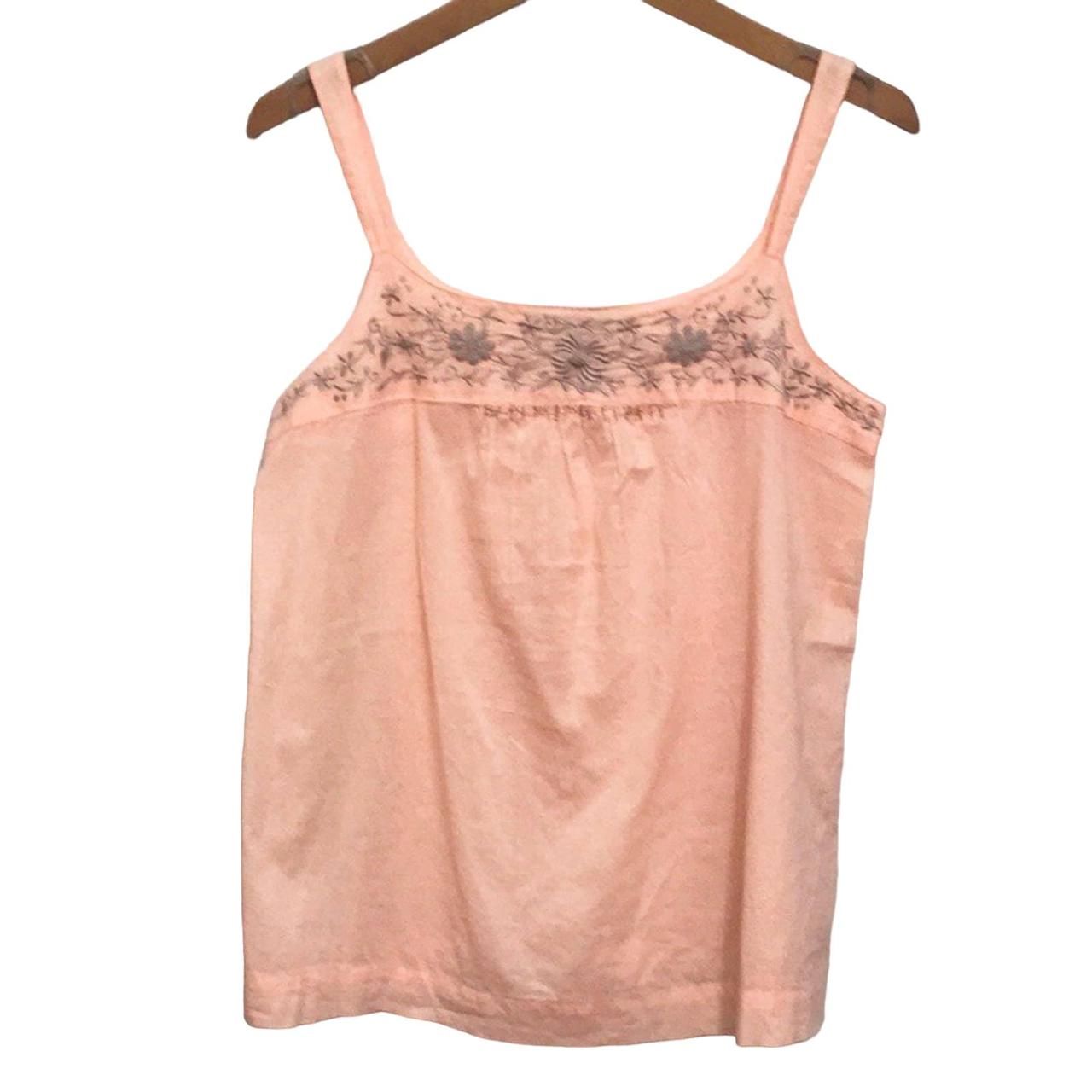 Pretty Camisole Top by Luck Brand Peachy Pink with - Depop